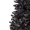 Artificial Tinsel Halloween Tree - 9' - Black - Unlit Image 2