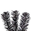 Artificial Tinsel Halloween Tree - 9' - Black - Unlit Image 3