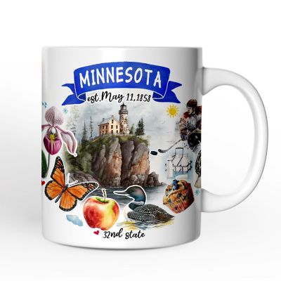 Artistic Minnesota State Themes and Landmarks Mug Image 1