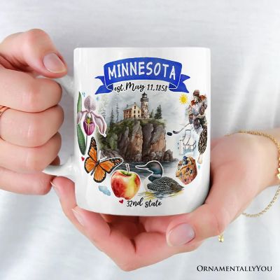 Artistic Minnesota State Themes and Landmarks Mug Image 2