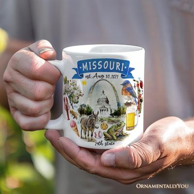 Artistic Missouri State Themes and Landmarks Mug Image 2