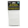 Ashley Productions Clear View Self-Adhesive Library Pocket 3.5" x 5", 25 Per Pack, 3 Packs Image 1