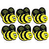 Ashley Productions Magnetic Whiteboard Eraser, Bee, Pack of 6 Image 1