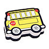 Ashley Productions Magnetic Whiteboard Eraser, School Bus, Pack of 6 Image 1