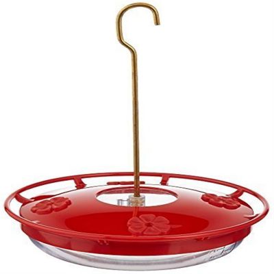 Aspects HummZinger HighView Hanging Hummingbird Feeder, 12 oz - Red Image 1