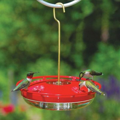 Aspects HummZinger HighView Hanging Hummingbird Feeder, 12 oz - Red Image 1