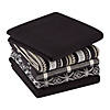 Assorted Black Dishtowel & Dishcloth (Set Of 5) Image 2