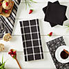 Assorted Black Dishtowel & Dishcloth (Set Of 5) Image 3