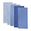 Assorted Blue Dishtowel (Set Of 5) Image 2