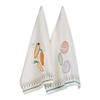 Assorted Carrots & Eggs Dishtowel Set (Set Of 2) Image 1