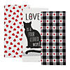 Assorted Cat Love Dishtowel (Set Of 3) Image 1