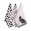 Assorted Cat Printed Dishtowel (Set Of 3) Image 1