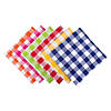 Assorted Checkers Napkin (Set Of 6) Image 1