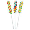 Assorted Fruit Flavors Twisty Lollipops - 12 Pc. Image 1