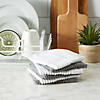 Assorted Gray Ribbed Terry Dishcloth (Set Of 6) Image 2