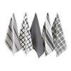 Assorted Gray Woven Dishtowels (Set Of 5) Image 1