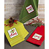 Assorted Holiday Greetings Embellished Dishtowel (Set Of 3) Image 4