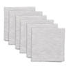 Assorted Light Gray And Off-White Recycled Cotton Dishcloth (Set Of 6) Image 1