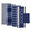 Assorted Nautical Blue Foodie Dishtowel And Dishcloth (Set Of 5) Image 1