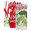 Assorted Red/Green Boughs Of Holly Printed Dishtowel (Set Of 3) Image 2