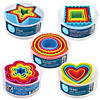 Assorted Shapes Plastic Cookie Cutter Set Image 1