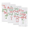 Assorted Tipsy Glitzy Christmas Dishtowels (Set Of 4) Image 1
