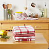 Asst Red Woven Dishtowels (Set Of 5) Image 4