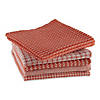 Asst Vintage Red Dishcloth (Set Of 5) Image 1