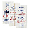 Asst What'S Cookin' Printed Dishtowel (Set Of 3) Image 2