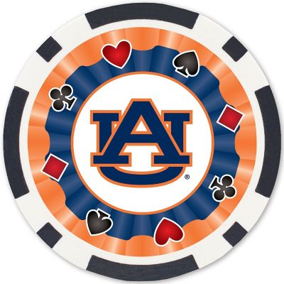 Auburn Tigers 100 Piece Poker Chips Image 2