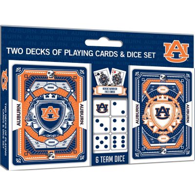 Auburn Tigers - 2-Pack Playing Cards & Dice Set Image 1