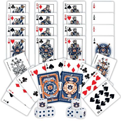 Auburn Tigers - 2-Pack Playing Cards & Dice Set Image 2