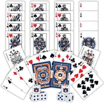 Auburn Tigers - 2-Pack Playing Cards &amp; Dice Set Image 2