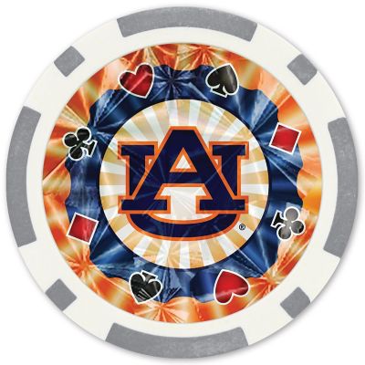 Auburn Tigers 20 Piece Poker Chips Image 2