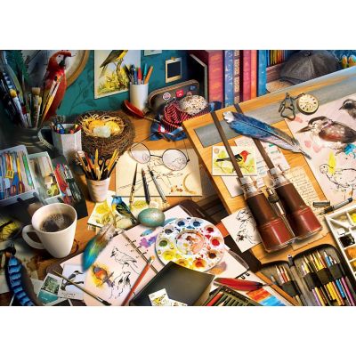 Audubon - Creative Birding 1000 Piece Jigsaw Puzzle Image 2