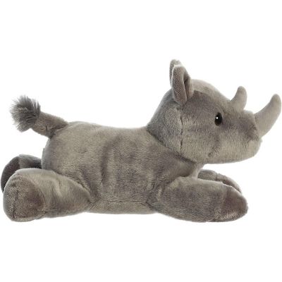 Aurora Adorable Flopsie Rodney Rhino Stuffed Animal - Gray 12 Inches Image 2