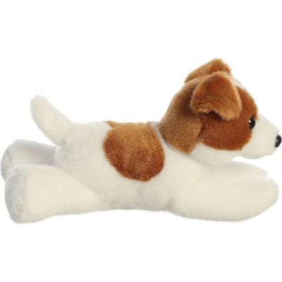 Aurora Adorable Mini Flopsie Jackie Russell Terrier Stuffed Animal - Brown 8 Inches Image 2