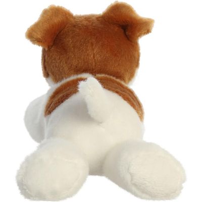 Aurora Adorable Mini Flopsie Jackie Russell Terrier Stuffed Animal - Brown 8 Inches Image 3