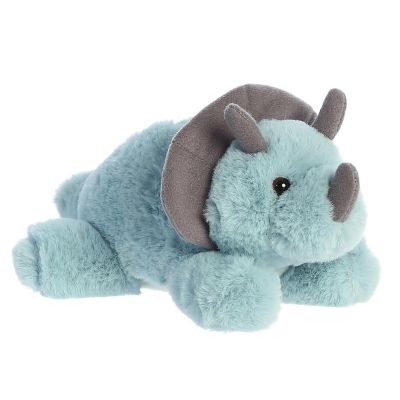 Aurora Mini Flopsie 8" Triceratops Stuffed Animal Image 1