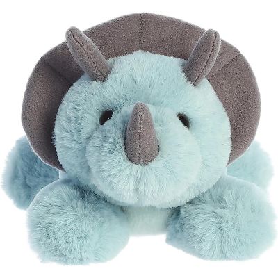 Aurora Mini Flopsie 8" Triceratops Stuffed Animal Image 1