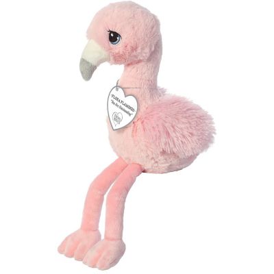 Aurora - Precious Moments - 8.5" Flora Flamingo Stuffed Animal Image 1
