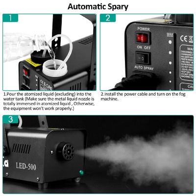 Auto Spray Smoke Machine for Halloween Party Image 3
