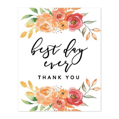Autumn Floral Wedding Best Day Ever Image 1