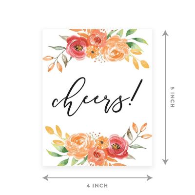 Autumn Floral Wedding Cheers Image 3