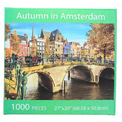 Autumn In Amsterdam 1000 Piece Jigsaw Puzzle Image 1