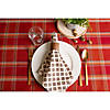 Autumn Spice Plaid  Tablecloth 70 Round Image 3