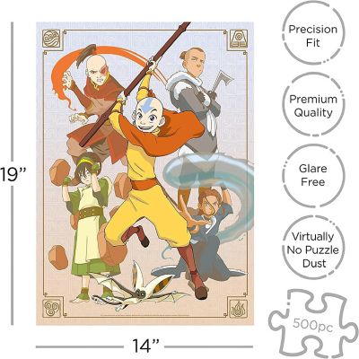 Avatar The Last Airbender Cast 500 Piece Jigsaw Puzzle Image 2