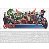 Avengers Personalization Headboard Decal Image 1
