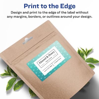 Avery Matte White Rectangle Labels, 2.5" x 4", 750 Labels Image 2