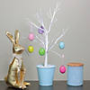 Avon 18" Pastel Colored Spring Easter Egg Table Top Tree Image 1